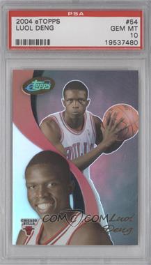 2004-05 eTopps - [Base] #54 - Luol Deng /1000 [PSA 10 GEM MT]