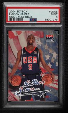 2004 Fleer USA Basketball - [Base] #_LEJA - LeBron James [PSA 9 MINT]