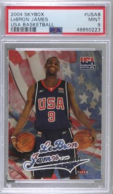 2004 Fleer USA Basketball - [Base] #_LEJA - LeBron James [PSA 9 MINT]