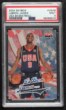 2004 Fleer USA Basketball - [Base] #_LEJA - LeBron James [PSA 9 MINT]