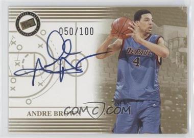 2004 Press Pass - Autographs - Gold #_ANBR - Andre Brown /100