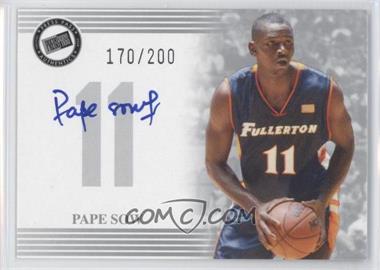 2004 Press Pass - Autographs - Silver #_PASO - Pape Sow /200