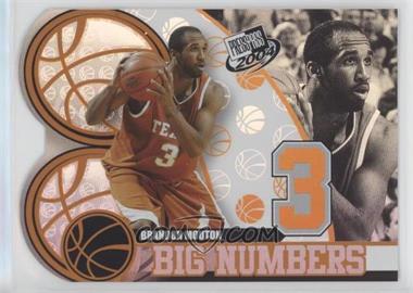 2004 Press Pass - Big Numbers #BN 13 - Brandon Mouton