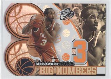 2004 Press Pass - Big Numbers #BN 13 - Brandon Mouton