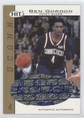 2004 SAGE Hit - Authentic Autograph - Gold #A4 - Ben Gordon /250