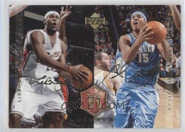 2004 Upper Deck Rivals - [Base] - Facsimile Autograph #28 - LeBron James, Carmelo Anthony