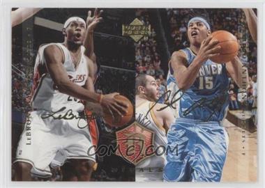 2004 Upper Deck Rivals - [Base] - Facsimile Autograph #28 - LeBron James, Carmelo Anthony