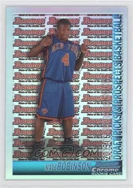 2005-06 Bowman Draft Picks & Prospects - [Base] - Chrome Refractor #124 - Nate Robinson /300