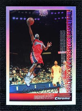 2005-06 Bowman Draft Picks & Prospects - [Base] - Chrome Refractor #3 - Baron Davis /300