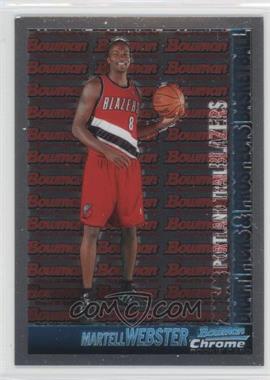 2005-06 Bowman Draft Picks & Prospects - [Base] - Chrome #133 - Martell Webster