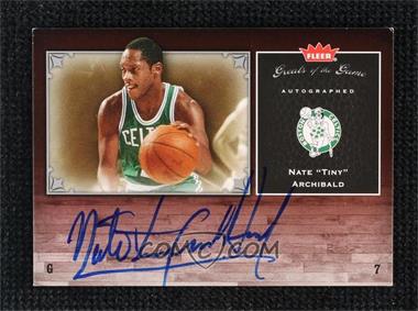 2005-06 Fleer Greats of the Game - Autographed #GG-NA - Nate "Tiny" Archibald