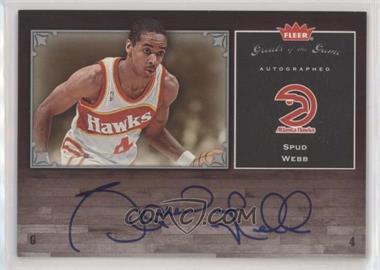 2005-06 Fleer Greats of the Game - Autographed #GG-SW - Spud Webb