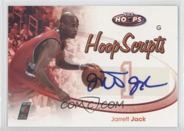 2005-06 NBA Hoops - Hoop Scripts #HS-JJ - Jarrett Jack