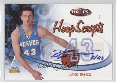 2005-06 NBA Hoops - Hoop Scripts #HS-LK - Linas Kleiza