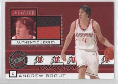 2005-06 Press Pass - Authentic Jerseys #JC/AB - Andrew Bogut /600