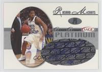 Rashad McCants [EX to NM] #/15