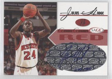 2005-06 SAGE Autographed - Autographs - Red #A11 - Julius Hodge /500