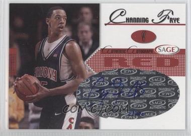 2005-06 SAGE Autographed - Autographs - Red #A7 - Channing Frye /300