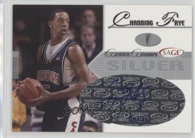 2005-06 SAGE Autographed - Autographs - Silver #A7 - Channing Frye /120