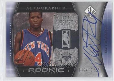 2005-06 SP Authentic - [Base] #115 - Rookie Authentics - Nate Robinson /1299