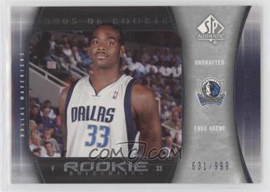 2005-06 SP Authentic - [Base] #138 - Rookie Authentics - Josh Powell /999