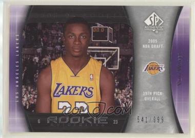 2005-06 SP Authentic - [Base] #140 - Rookie Authentics - Von Wafer /999