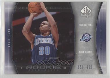 2005-06 SP Authentic - [Base] #156 - Rookie Authentics - Andre Owens /999