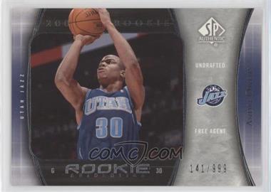 2005-06 SP Authentic - [Base] #156 - Rookie Authentics - Andre Owens /999