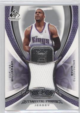 2005-06 SP Game Used Edition - Authentic Fabrics #AF-CW - Corliss Williamson