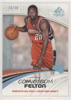 Rookie Authentics - Raymond Felton #/50