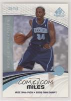 Rookie Authentics - C.J. Miles #/50