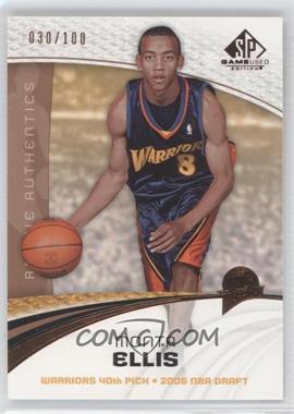 2005-06 SP Game Used Edition - [Base] - Bronze #132 - Rookie Authentics - Monta Ellis /100