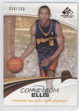 2005-06 SP Game Used Edition - [Base] - Bronze #132 - Rookie Authentics - Monta Ellis /100