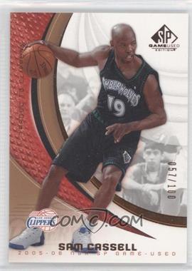 2005-06 SP Game Used Edition - [Base] - Bronze #59 - Sam Cassell /100