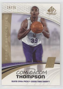 2005-06 SP Game Used Edition - [Base] - Gold #118 - Rookie Authentics - Dijon Thompson /25