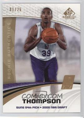 2005-06 SP Game Used Edition - [Base] - Gold #118 - Rookie Authentics - Dijon Thompson /25