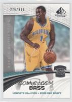 Rookie Authentics - Brandon Bass #/999