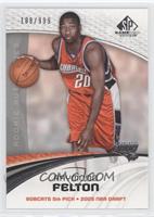 Rookie Authentics - Raymond Felton #/999