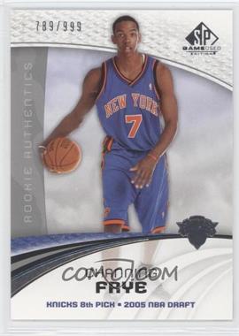 2005-06 SP Game Used Edition - [Base] #122 - Rookie Authentics - Channing Frye /999