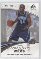 Rookie Authentics - C.J. Miles #/999