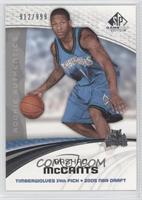 Rookie Authentics - Rashad McCants #/999