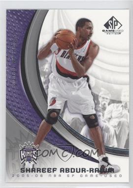 2005-06 SP Game Used Edition - [Base] #83 - Shareef Abdur-Rahim