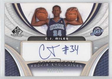 2005-06 SP Game Used Edition - Rookie Exclusives Autographs #RE-CJ - C.J. Miles /100