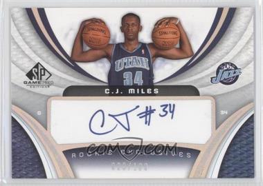 2005-06 SP Game Used Edition - Rookie Exclusives Autographs #RE-CJ - C.J. Miles /100