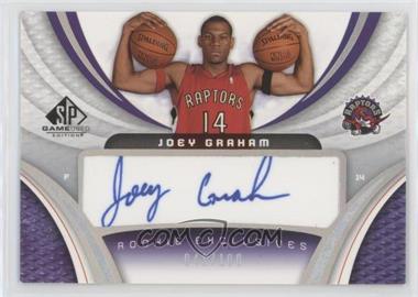 2005-06 SP Game Used Edition - Rookie Exclusives Autographs #RE-JG - Joey Graham /100