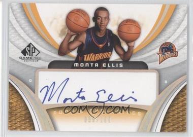 2005-06 SP Game Used Edition - Rookie Exclusives Autographs #RE-ME - Monta Ellis /100