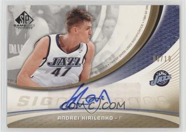 2005-06 SP Game Used Edition - SIGnificance - Gold #SIG-AK.2 - Andrei Kirilenko (Yao Ming Autograph Error) /10