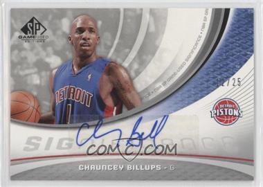 2005-06 SP Game Used Edition - SIGnificance - Silver #SIG-CH - Chauncey Billups /25