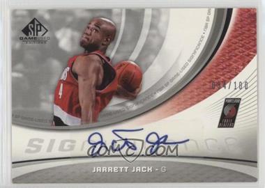 2005-06 SP Game Used Edition - SIGnificance #SIG-JJ - Jarrett Jack /100