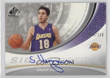 2005-06 SP Game Used Edition - SIGnificance #SIG-SV - Sasha Vujacic /100